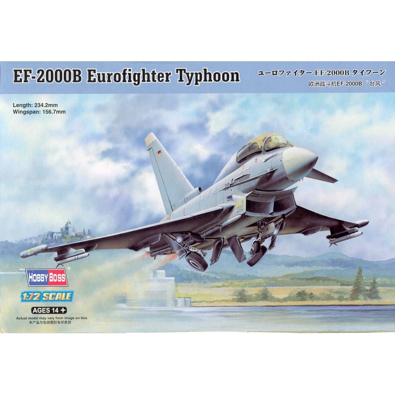 Hobby Boss - 1/72 Ef-2000b Eurofighter Typhoon (80265)