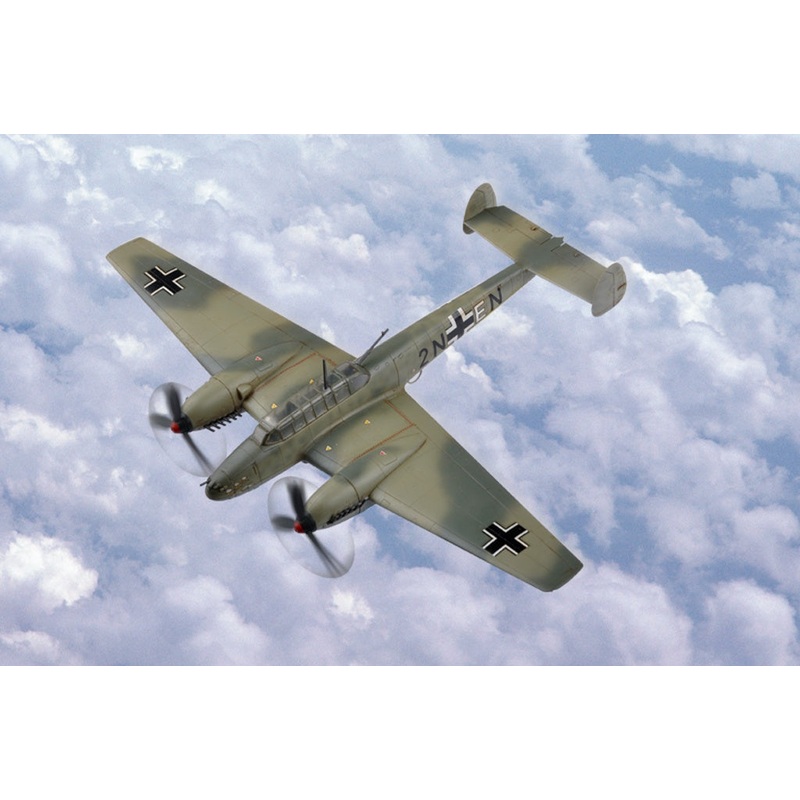 Hobby Boss - 1/72 Messerschmitt Bf110 Fighter (80292) (Easy Assembly)