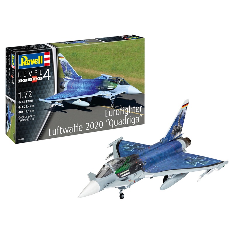 Revell - 1/72 Eurofighter "Luftwaffe 2020 Quadriga"