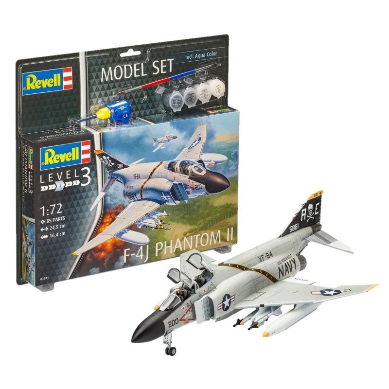 Revell - 1/72 F-4J Phantom II (Model Set Incl. Paint)