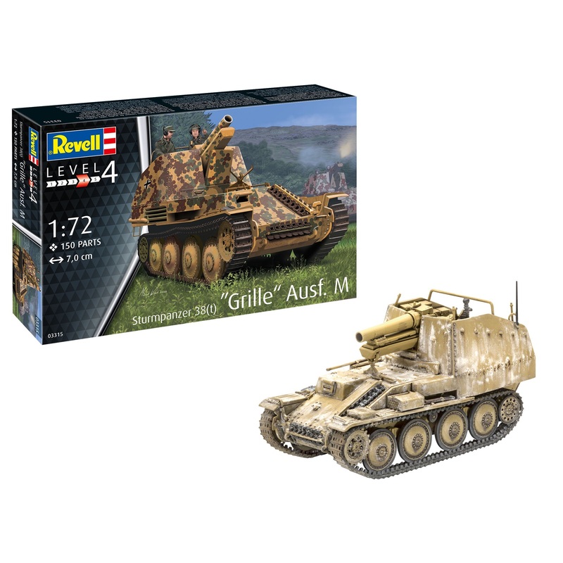 Revell - 1/72 Sturmpanzer 38(t) "Grille" Ausf. M
