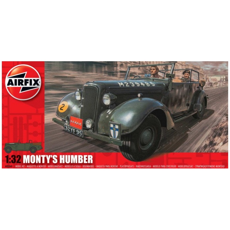 Airfix - 1/32 Monty's Humber Snipe Car