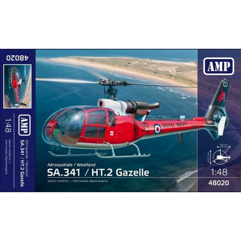 AMP - 1/48 Aerospatiale / Westland SA.341 / HT.2 Gazelle