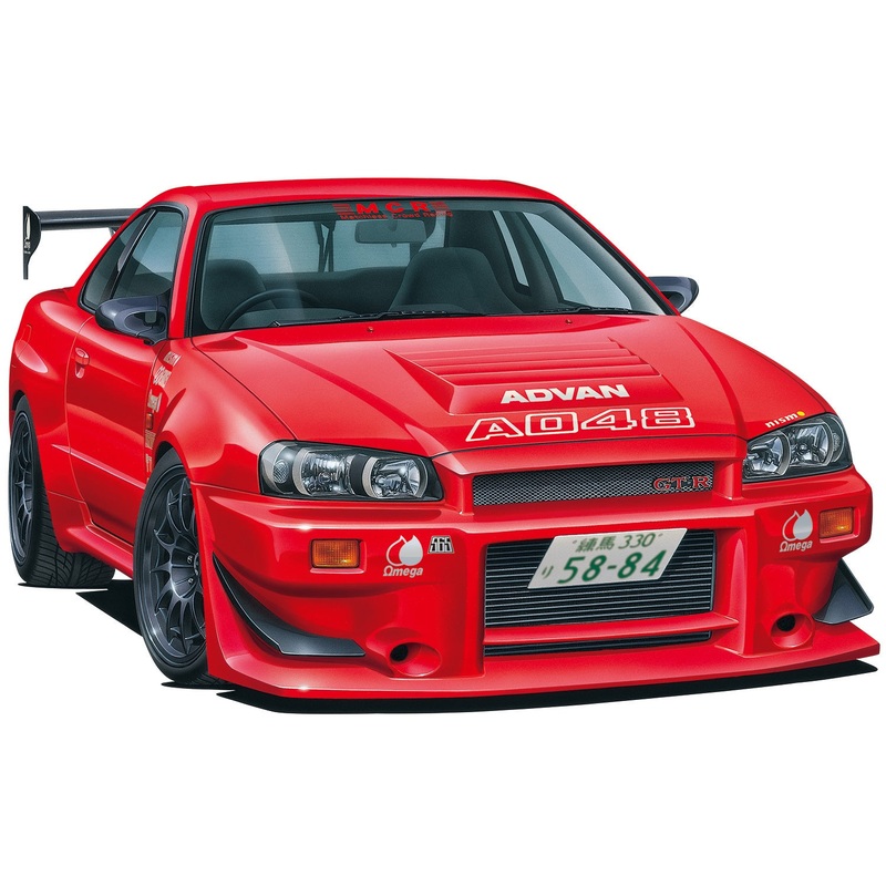 Aoshima - 1/24 MCR BNR34 Skyline Gt-R '02