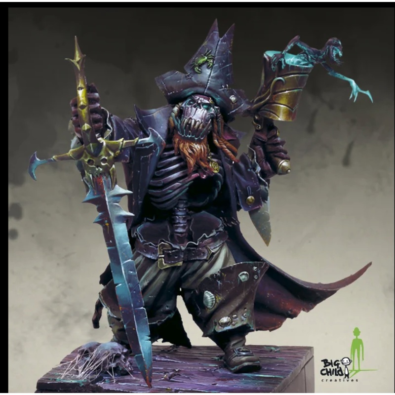 Big Child Creatives - 75mm Kaptain Albrork the Fourfold Damned