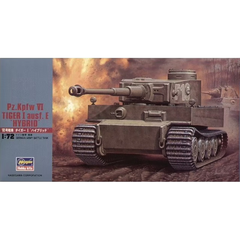 Hasegawa - 1/72 Pz.Kpfw VI Tiger I Ausf. E "Hybrid"
