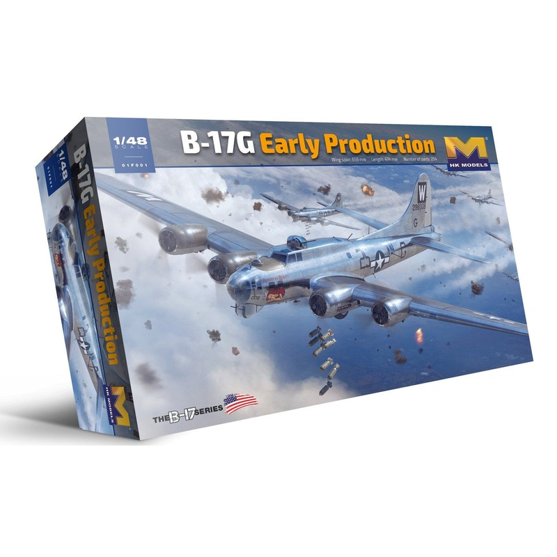 HK Models - 1/48 B-17G "Flying Fortress" Heavy Bomber (Early Version)