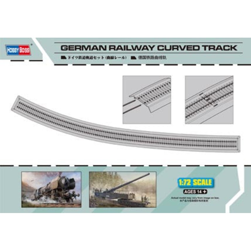 Hobby Boss - 1/72 German Railway Curved Track