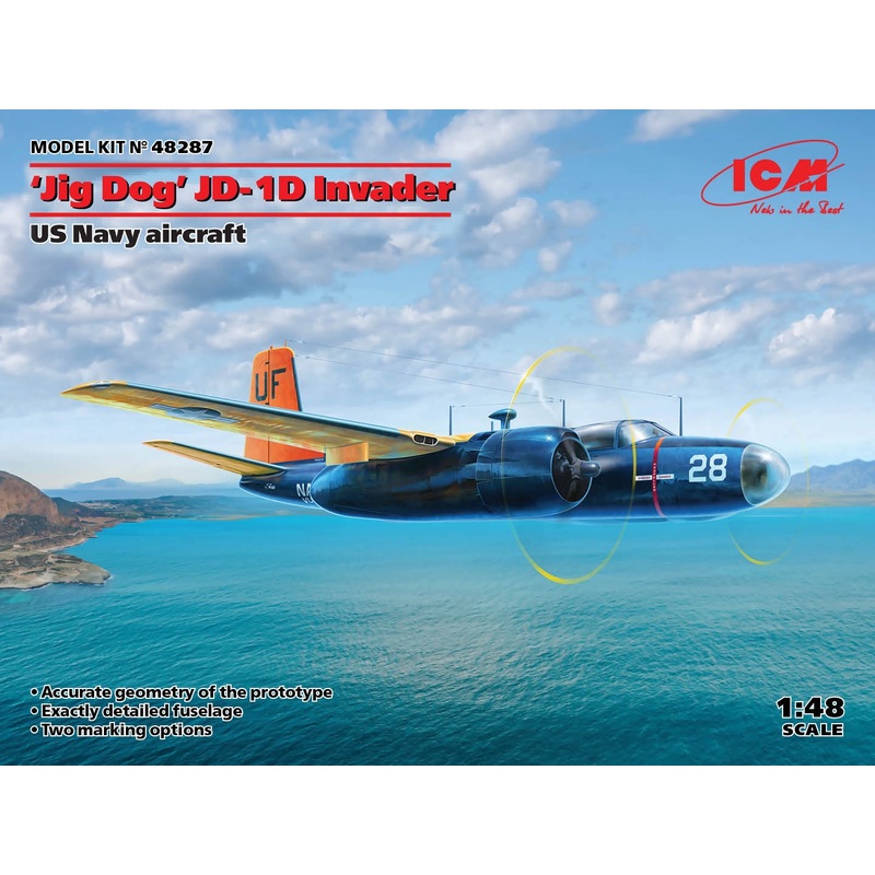 ICM - 1/48 'Jig Dog' JD-1D Invader US Navy
