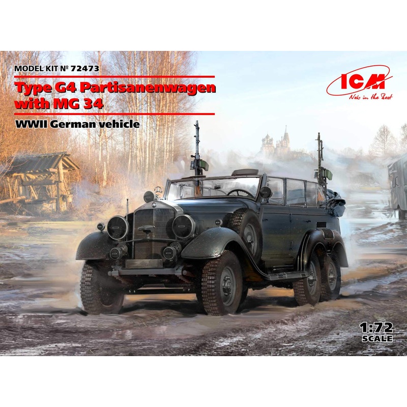 ICM - 1/72 Type G4 Partisanenwagen with MG 34