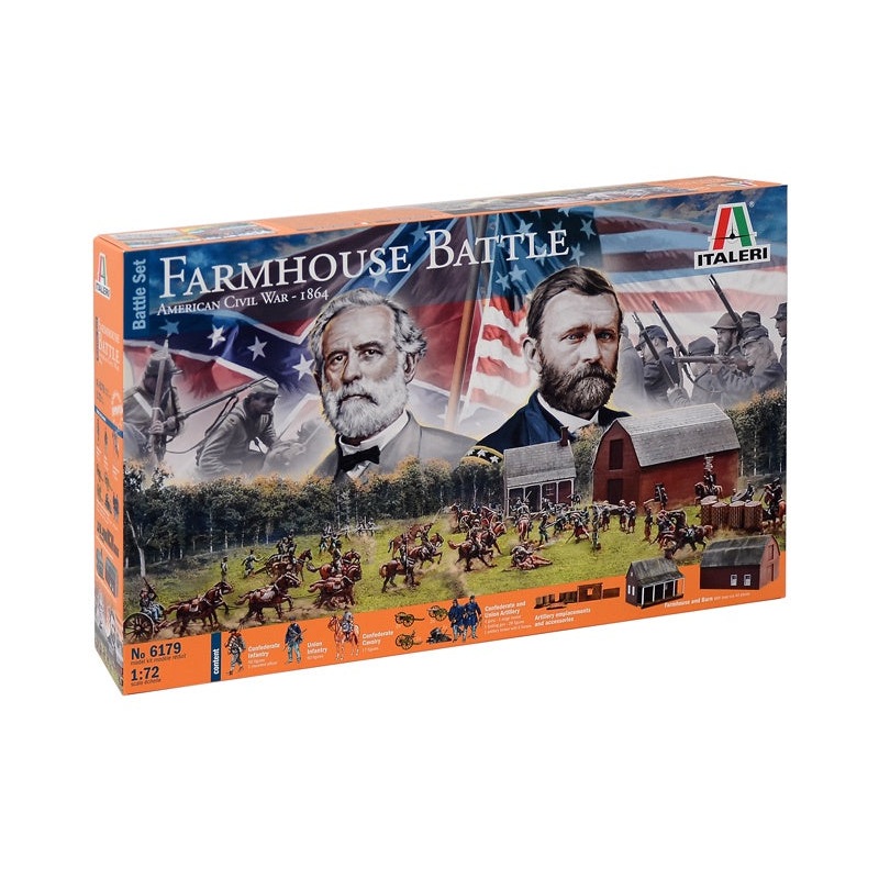 Italeri - 1/72 American Civil War Farmhouse Battle Set