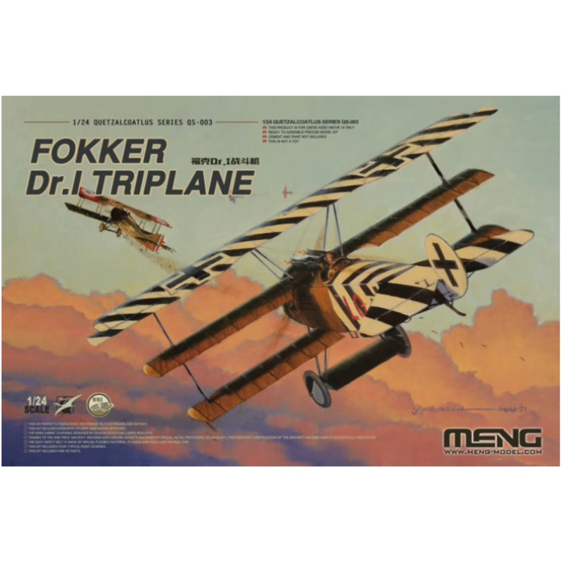 MENG - 1/24 Fokker Dr.I Triplane