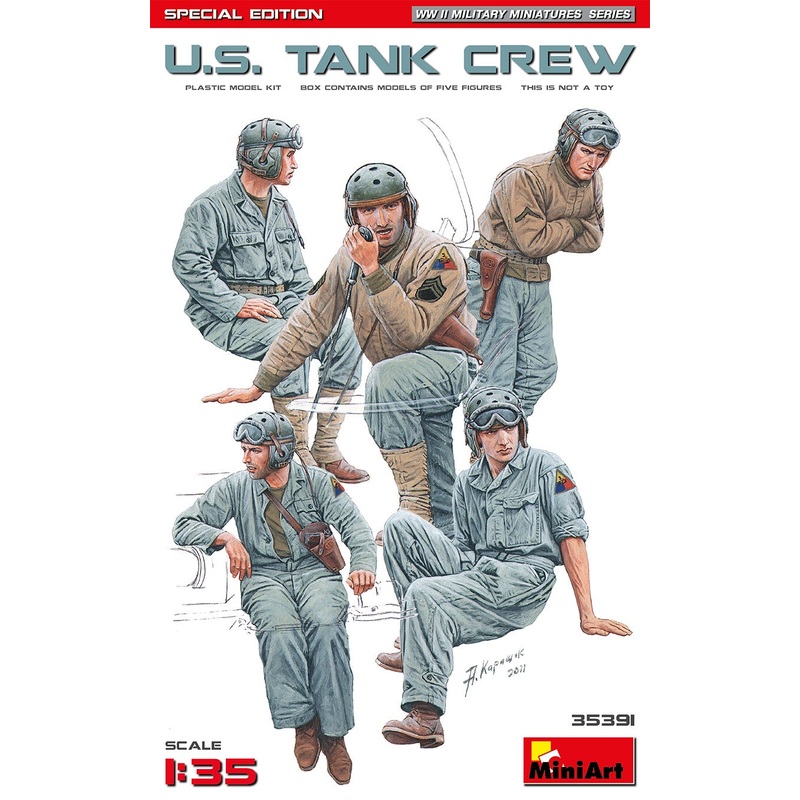 Miniart - 1/35 U.S. Tank Crew (Special Edition)