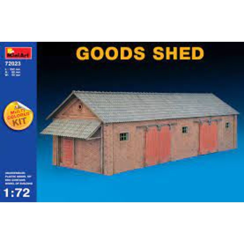 Miniart - 1/72 Goods Shed (Multi Coloured Parts)