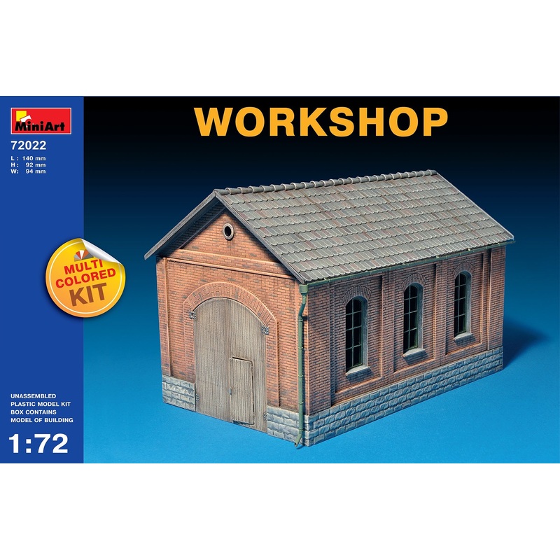 Miniart - 1/72 Workshop (Multi Coloured Parts)