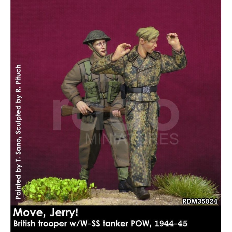 Rado - 1/35 (RDM35024) British Trooper w/W-SS Tanker POW, 1944-45