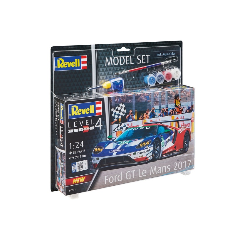 Revell - 1/24 Ford GT - Le Mans 2017 (Model Set Incl. Paint)