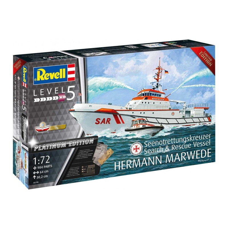 Revell - 1/72 Search & Resque Vessel "Hermann Marwede"  (Limited Edition)