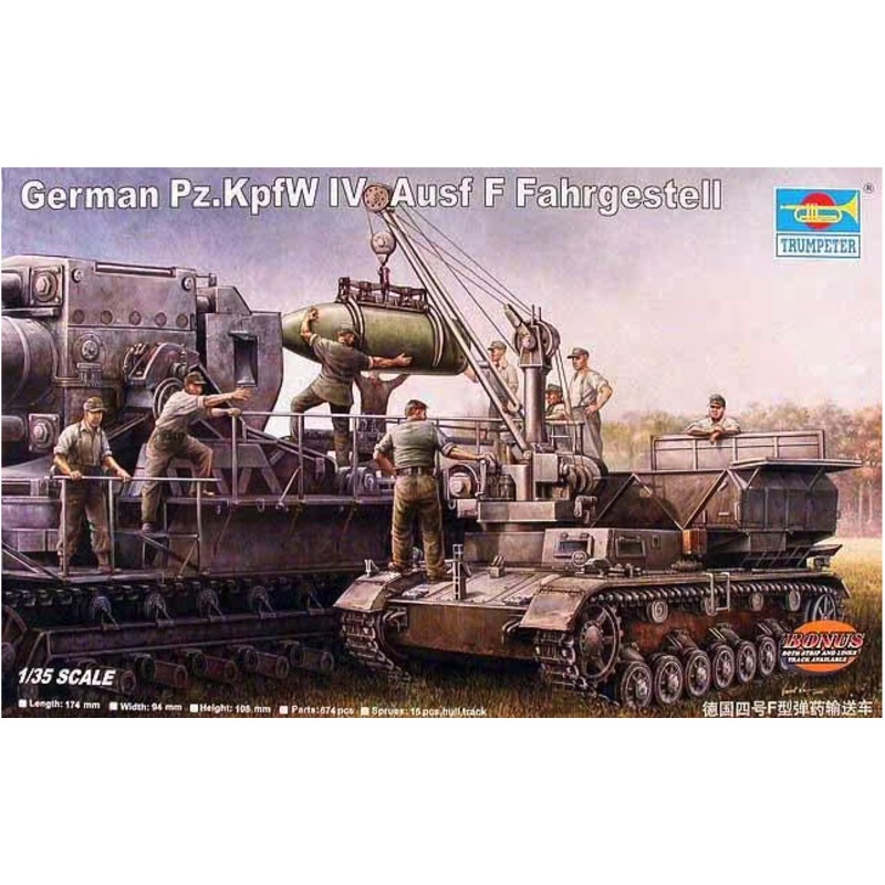 Trumpeter - 1/35 German Pz.Kpfw. IV Ausf. F Fahrgestell