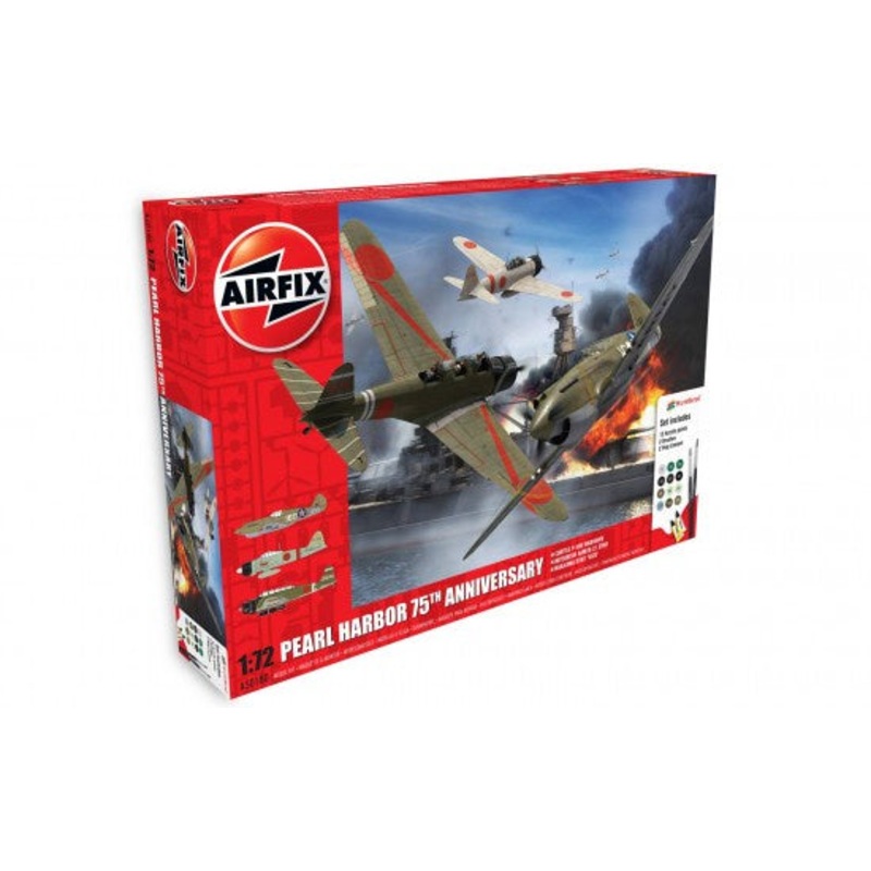 Airfix - 1/72 Pearl Harbour - 75th Anniversary (No Paints-brushes)