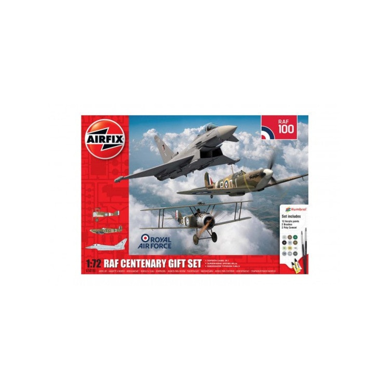 Airfix - 1/72 RAF Centenary Gift Set (Set incl. Paints)
