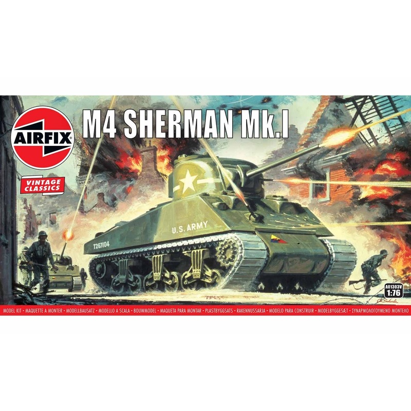 Airfix - 1/76 M4A2 Sherman Mk 1 Tank