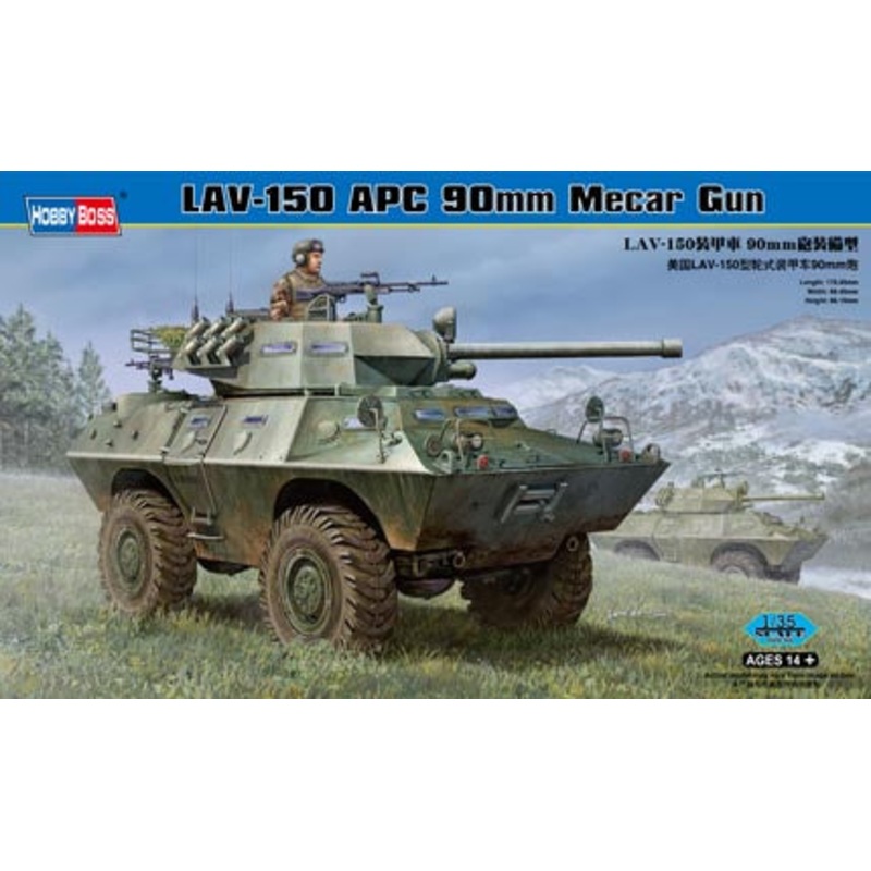 Hobby Boss - 1/35 LAV-150 APC Armored Vehicle w/90mm Mecar Gun