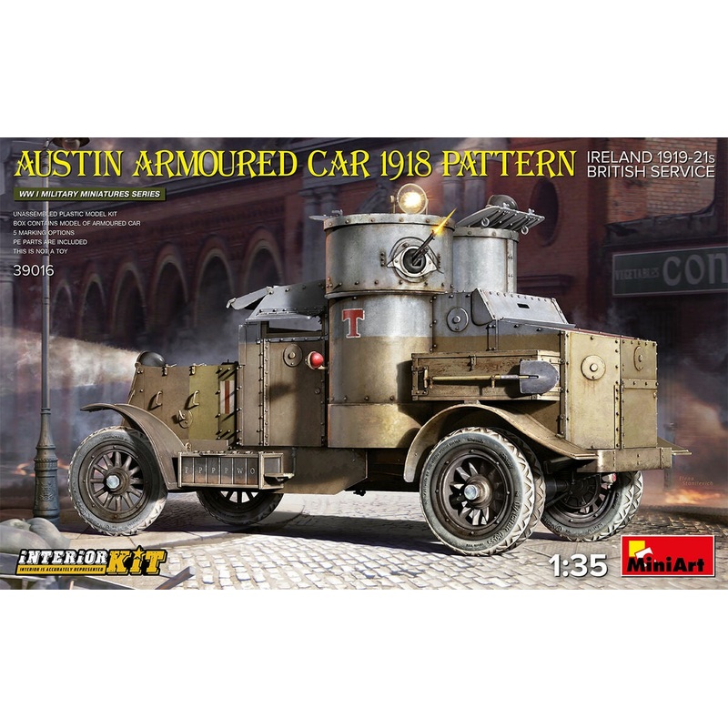 Miniart - 1/35 Austin 1918 Pattern Irl w/ Interior