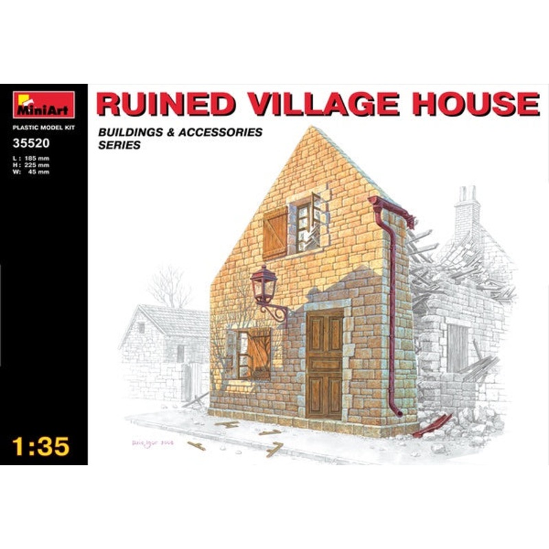 Miniart - 1/35 Ruined Village House