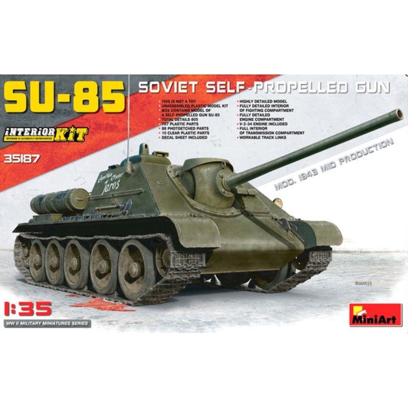 Miniart - 1/35 SU-85 Mod 1943 Mid Production w/ Interior