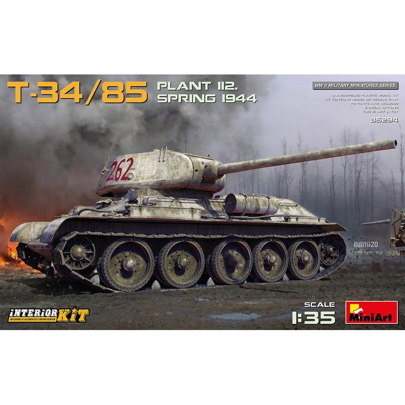 Miniart - 1/35 T-34-85 Plant #112 1944 w/ Interior