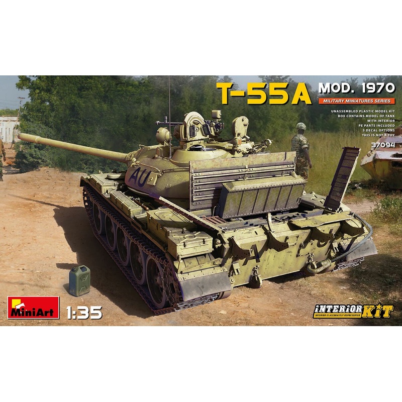 Miniart - 1/35 T-55A Mod. 1970 w/ Interior