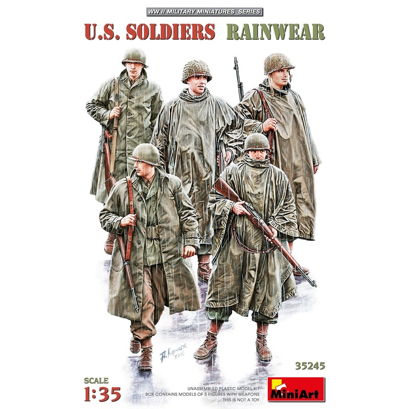 Miniart - 1/35 US Soldiers Rainwear