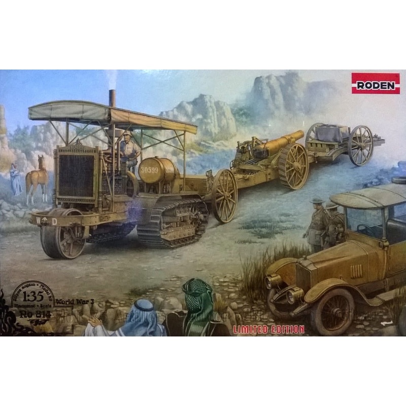 Roden - 1/35 Holt 75 Artillery Tracktor w/BL 8-Inch Howitzer
