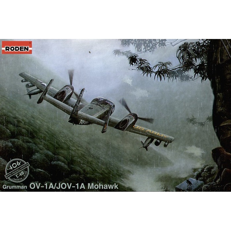 Roden - 1/48 Grumman OV-1A/JOV-1A Mohawk