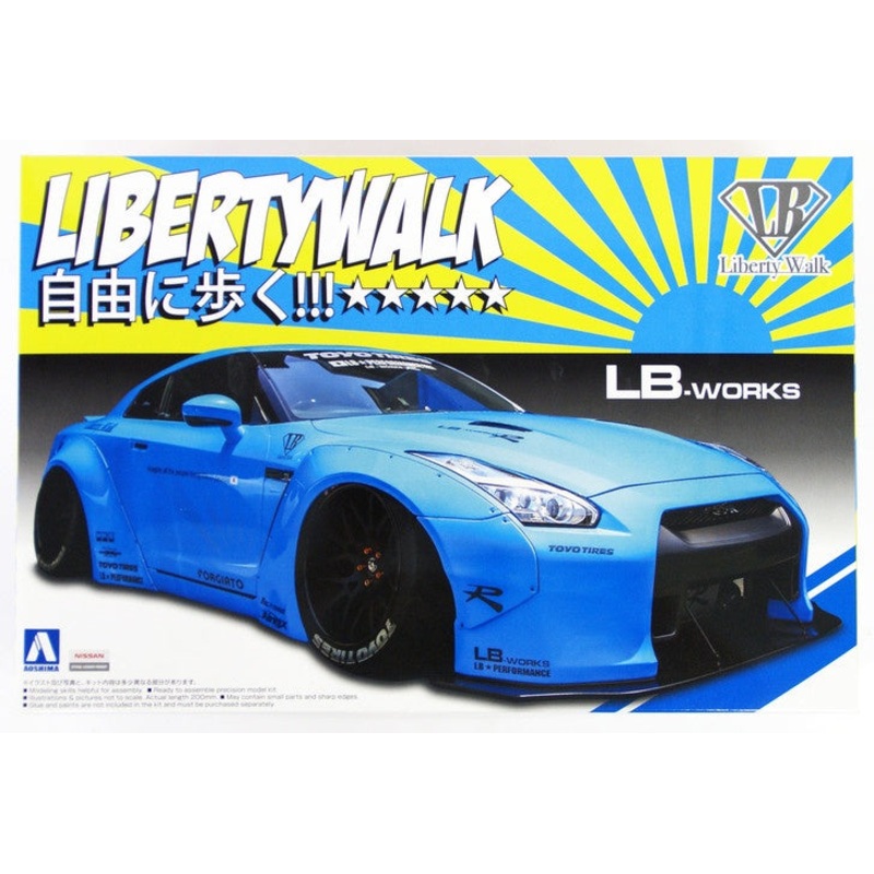 Aoshima - 1/24 Nissan LB Works R35 GT-R Ver 1