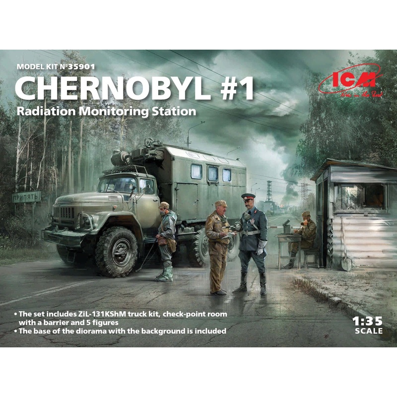 ICM - 1/35 Chernobyl #1 Radiation Monitoring Station