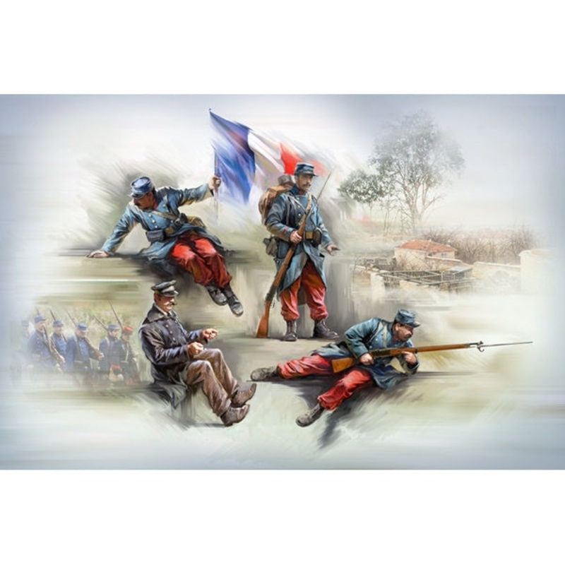 ICM - 1/35 French Infantry March 1914 4 Figures