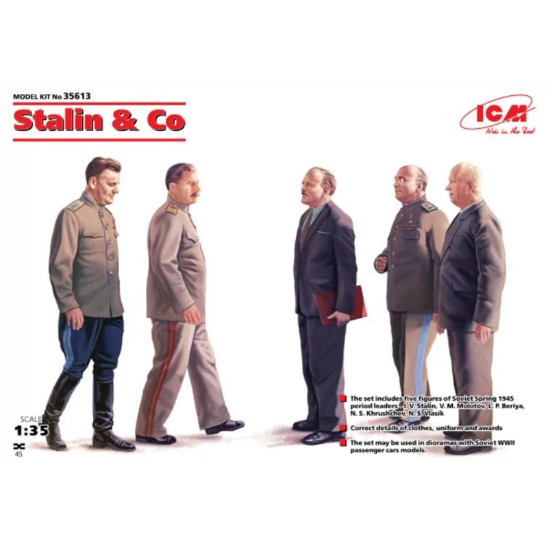 ICM - 1/35 Stalin & Co 4 Figures
