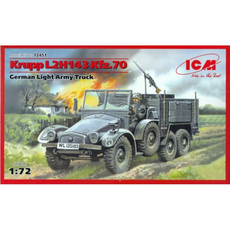 ICM - 1/72 Krupp L2H143 Kfz 70