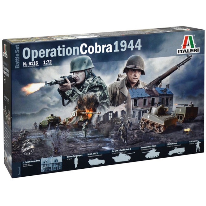 Italeri - 1/72 Operation Cobra 1944 - Battle Set