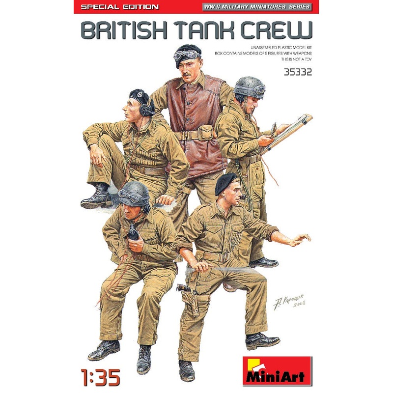 Miniart - 1/35 British Tank Crew (Special Edition)