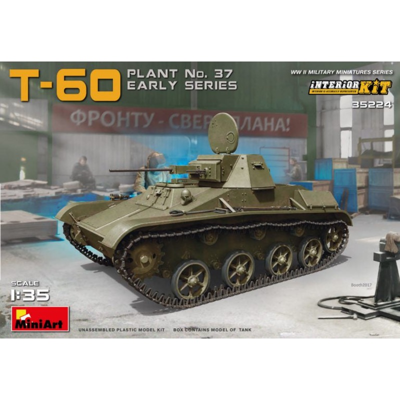 Miniart - 1/35 T-60 Plant No.37 Early Series w/Interior