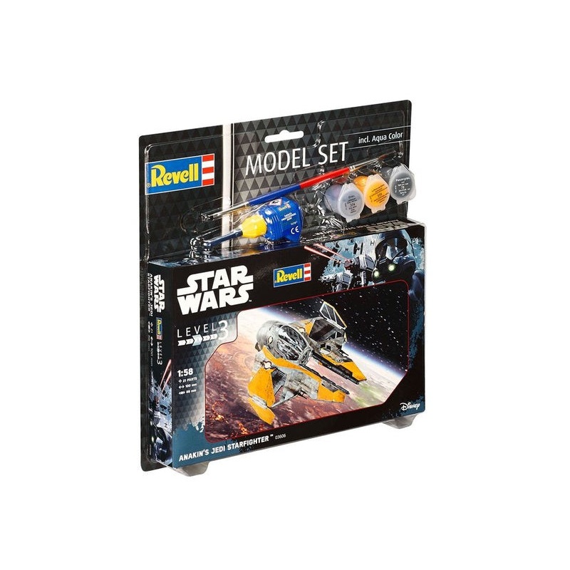 Revell - 1/58 Anakin's Jedi Star Fighter (Set Incl. Paint)