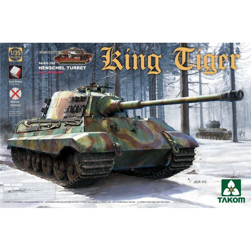 Takom - 1/35 King Tiger Henschel Turret w/interior (Special Ed.)