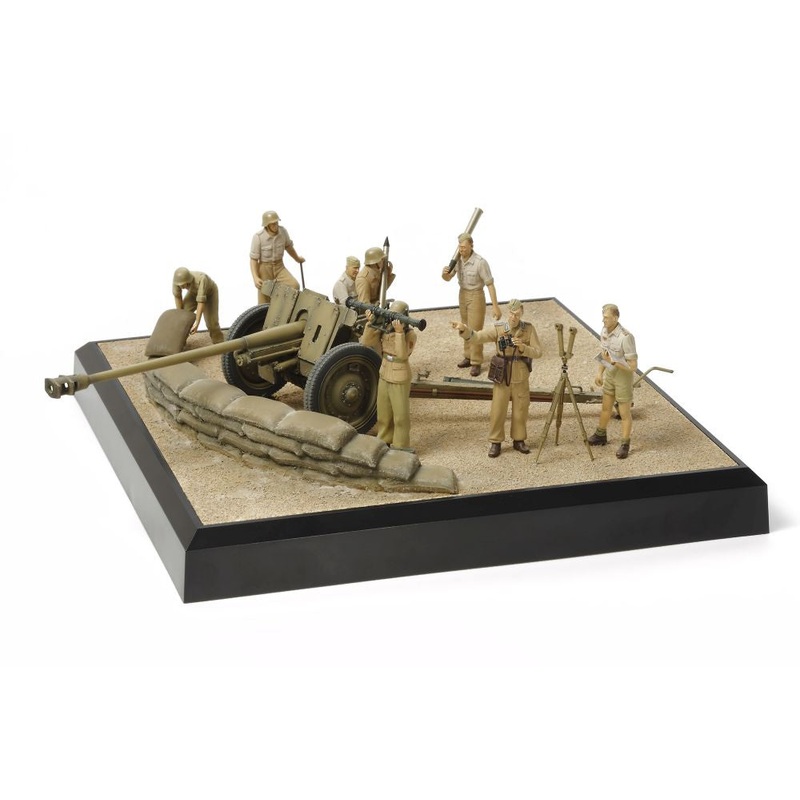 Tamiya - 1/35 German 7.62cm Pak 36(r) North Africa Scenery Set