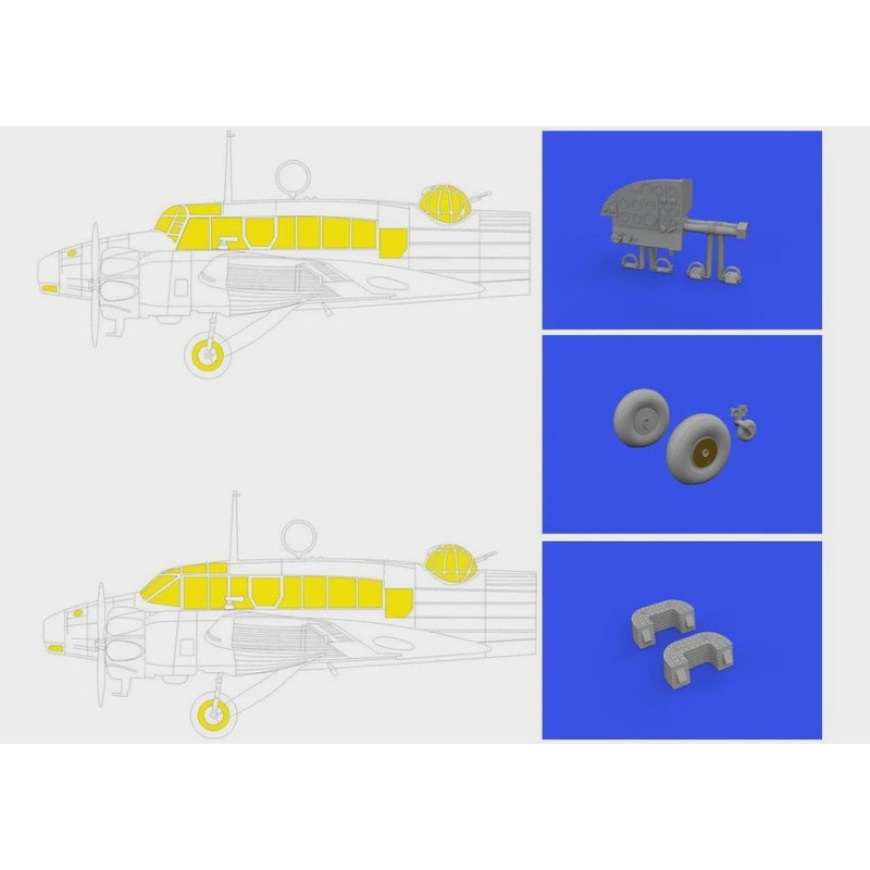 Eduard - 1/48 Anson Mk.I LOOKplus Update set (for Airfix) 644204