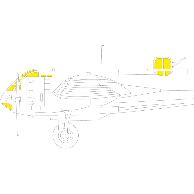 Eduard - 1/48 Blenheim Mk.I TFace1/48 Masking sheet (for Airfix) EX780