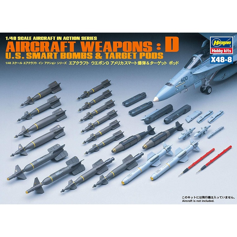 Hasegawa - 1/48 Bombs & Tow Target System Aircraft Weapons A