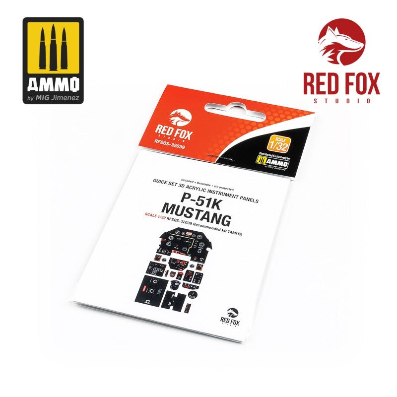 Red Fox Studio 32039 - 1/32 P-51K Mustang (for Tamiya kit)